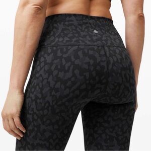 Lululemon Align Black Leopard Print Leggings